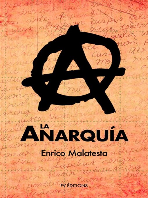 Title details for La Anarquía by Enrico Malatesta - Available